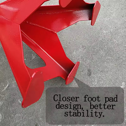 Red Jack Stands - Heavy Duty Locking Pins - Handle Lock for Auto Repair Tesla Model S, 3, X, Y