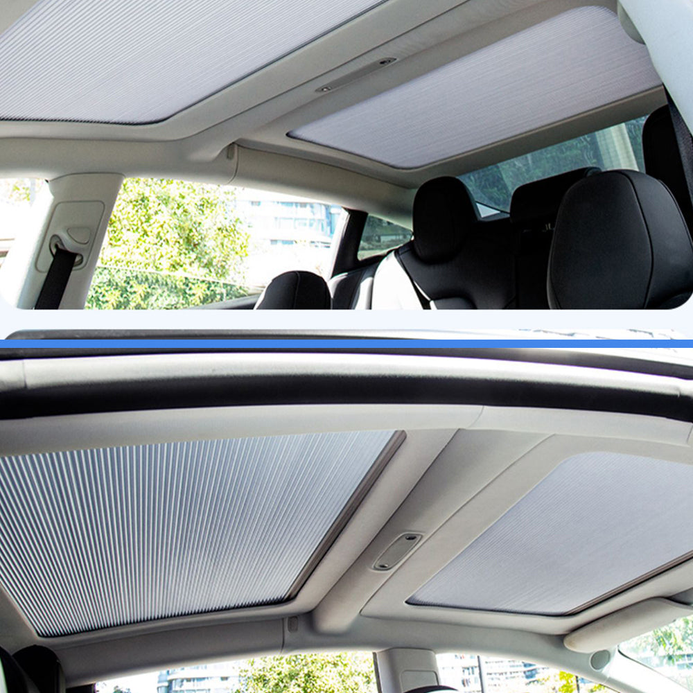 Retractable Sunshade Glass Roof Sunshade For Tesla Model 3 Y Model 3