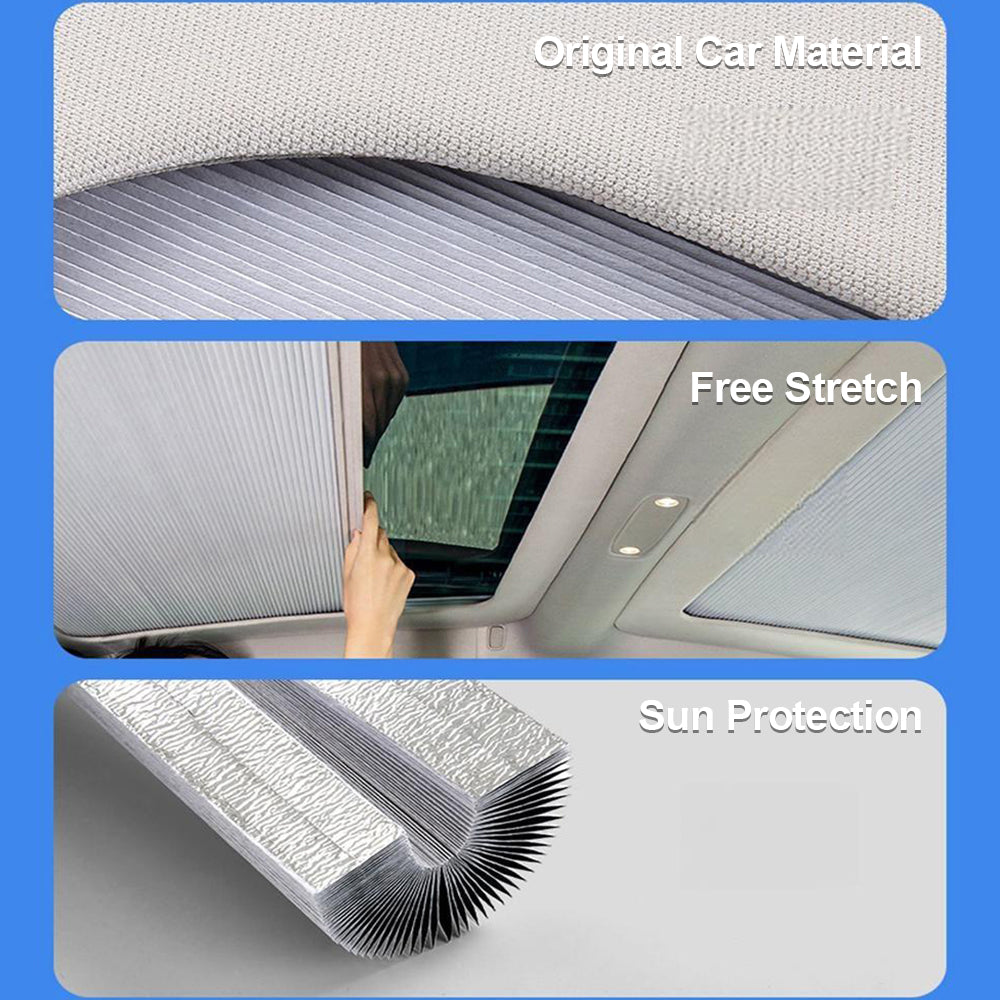 Retractable Sunshade Glass Roof Sunshade For Tesla Model 3 Y