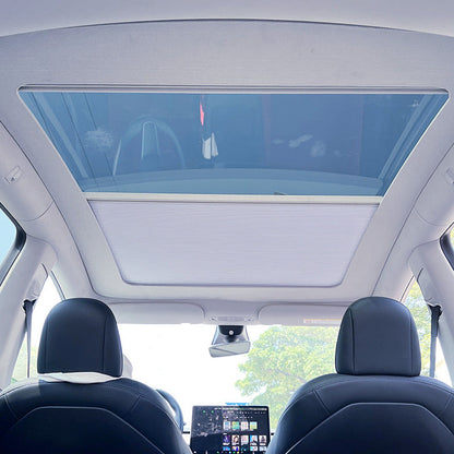 Retractable Sunshade Glass Roof Sunshade For Tesla Model 3 Y