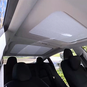 Retractable Sunshade Glass Roof Sunshade For Tesla Model 3 Y