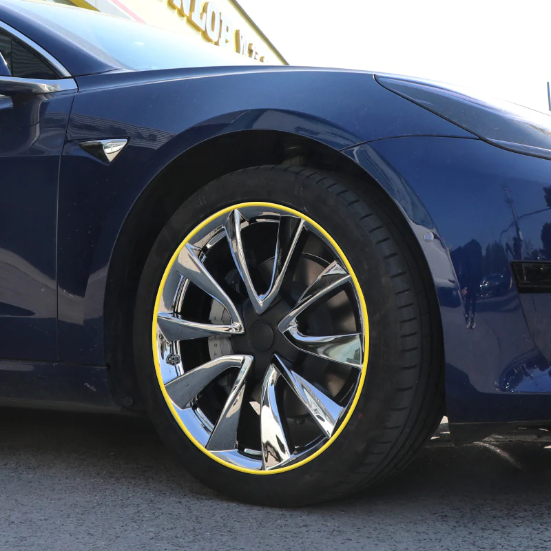 Rim Protector Wheel Rim Guard Strip for Tesla Model 3/Y/S/X (4 PCS)