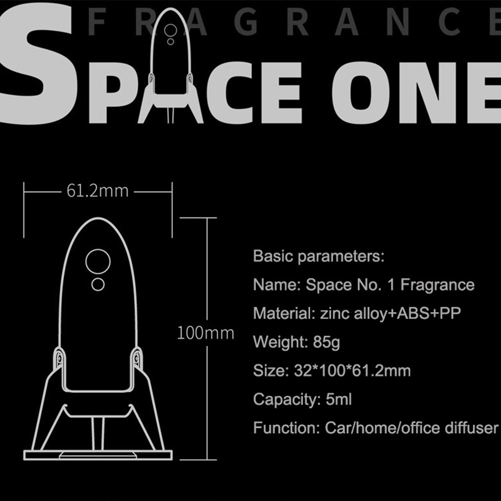 Rocket Air Freshener Car Ornaments for Tesla 3/Y/S/X