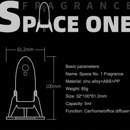 Rocket Air Freshener Car Ornaments for Tesla 3/Y/S/X