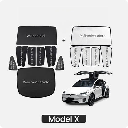 Roof Glass Sunshades for Tesla Model X Accessories