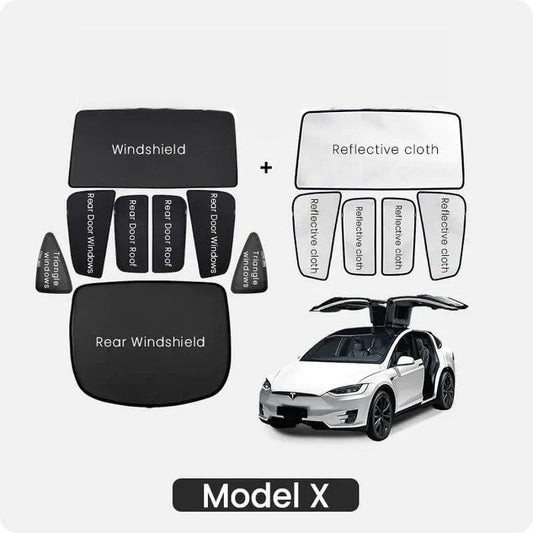 Roof Glass Sunshades for Tesla Model X Accessories
