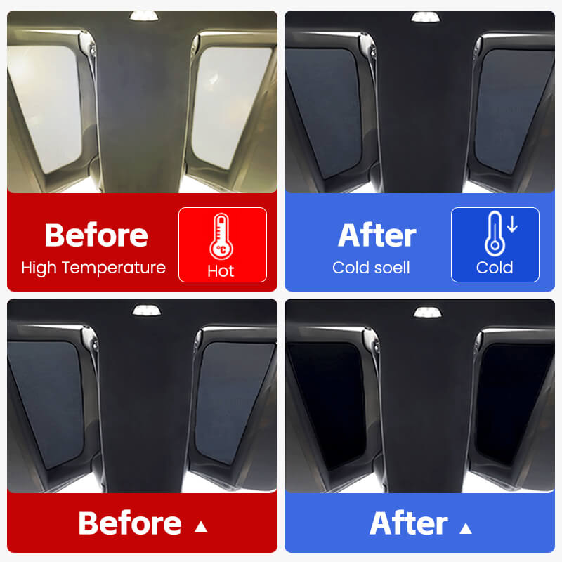 Roof Glass Sunshades for Tesla Model X Accessories