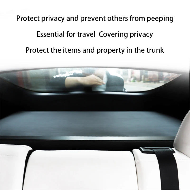 Trunk Cargo Cover Curtain for Tesla Model Y 2021-2024