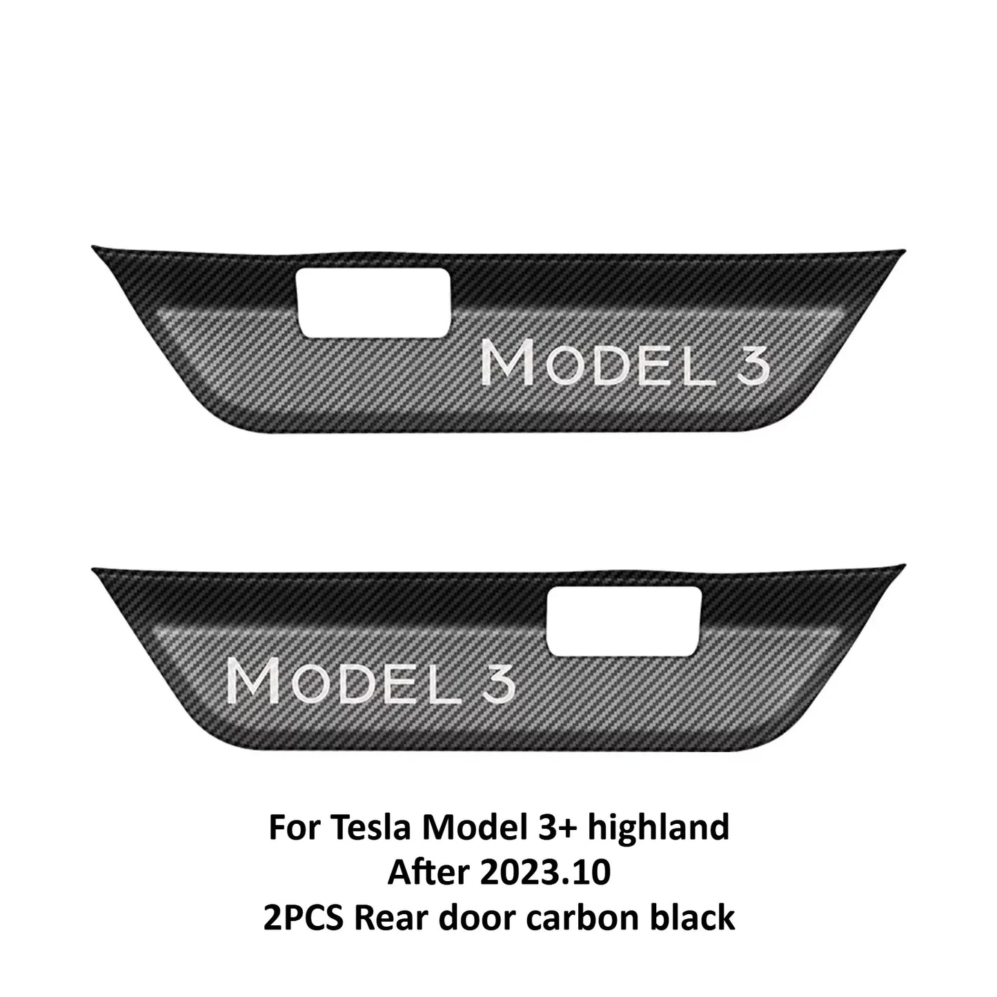 Stainless Steel Door Sill Protectors For Tesla Model 3/Y