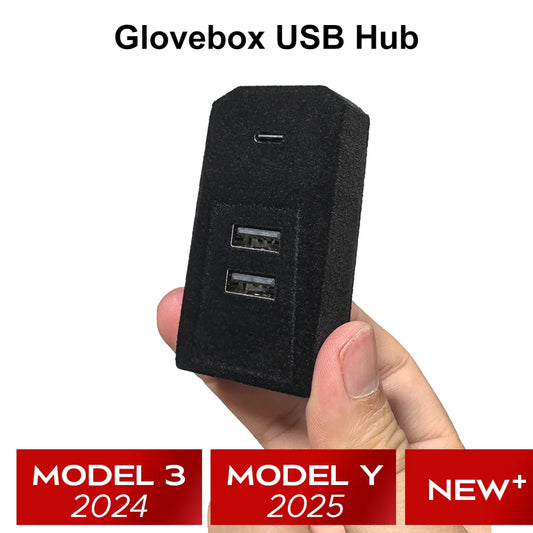 Glovebox USB Hub Docking Station Data For Tesla 3 Y Juniper 2025
