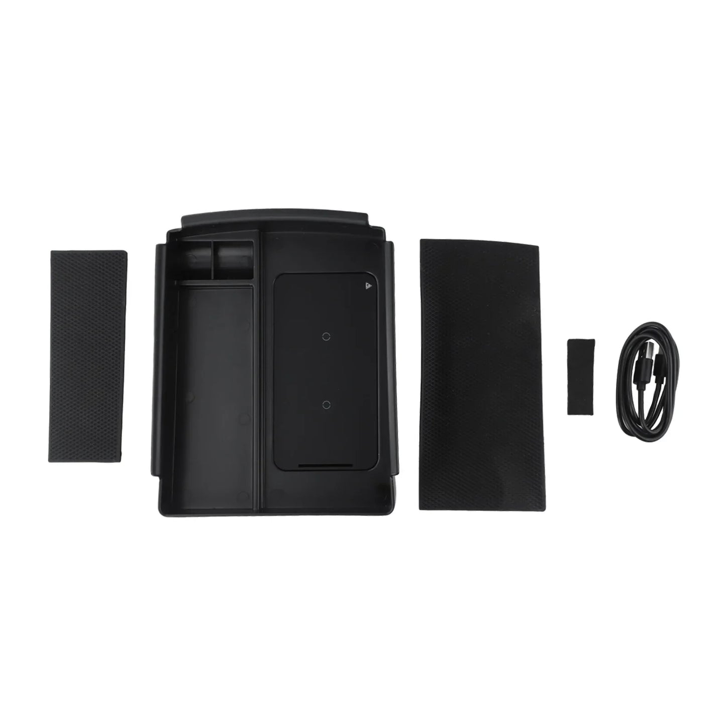 Console Armrest Storage Box Phone Wireless Charger For Tesla Model X/S