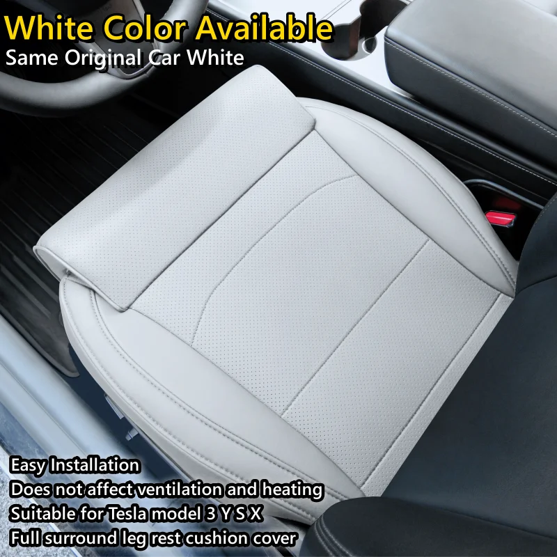 Leg Support Extension Seat Cover Memory Foam For Tesla Model 3/Y/S/X