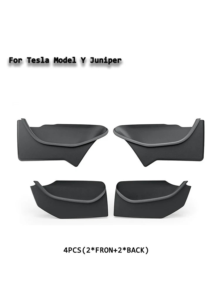Waterproof TPE Door Organizer Bin for Tesla Model 3 Highland Y Juniper 4pc Modely Juniper B