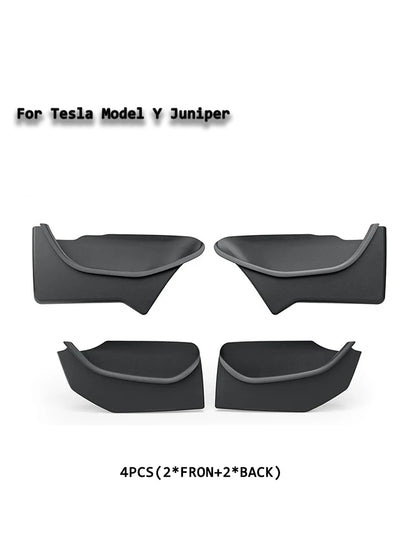 Waterproof TPE Door Organizer Bin for Tesla Model 3 Highland Y Juniper 4pc Modely Juniper B