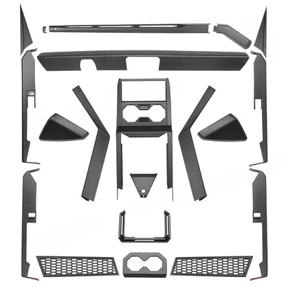 ABS Dashboard Decorative Strip Trim Covers For Tesla Cybertruck