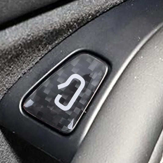 Door Opening Button Carbon Fiber Sticker For Tesla Model Y