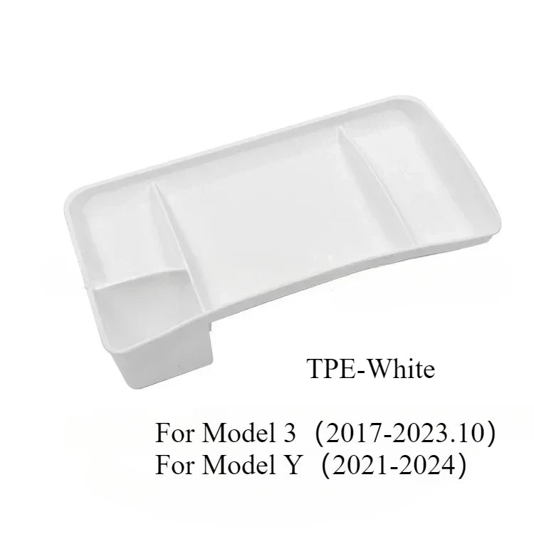 ETC Bracket Storage Box for Tesla Model 3/Y Juniper M3Y White TPE