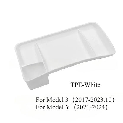 ETC Bracket Storage Box for Tesla Model 3/Y Juniper M3Y White TPE