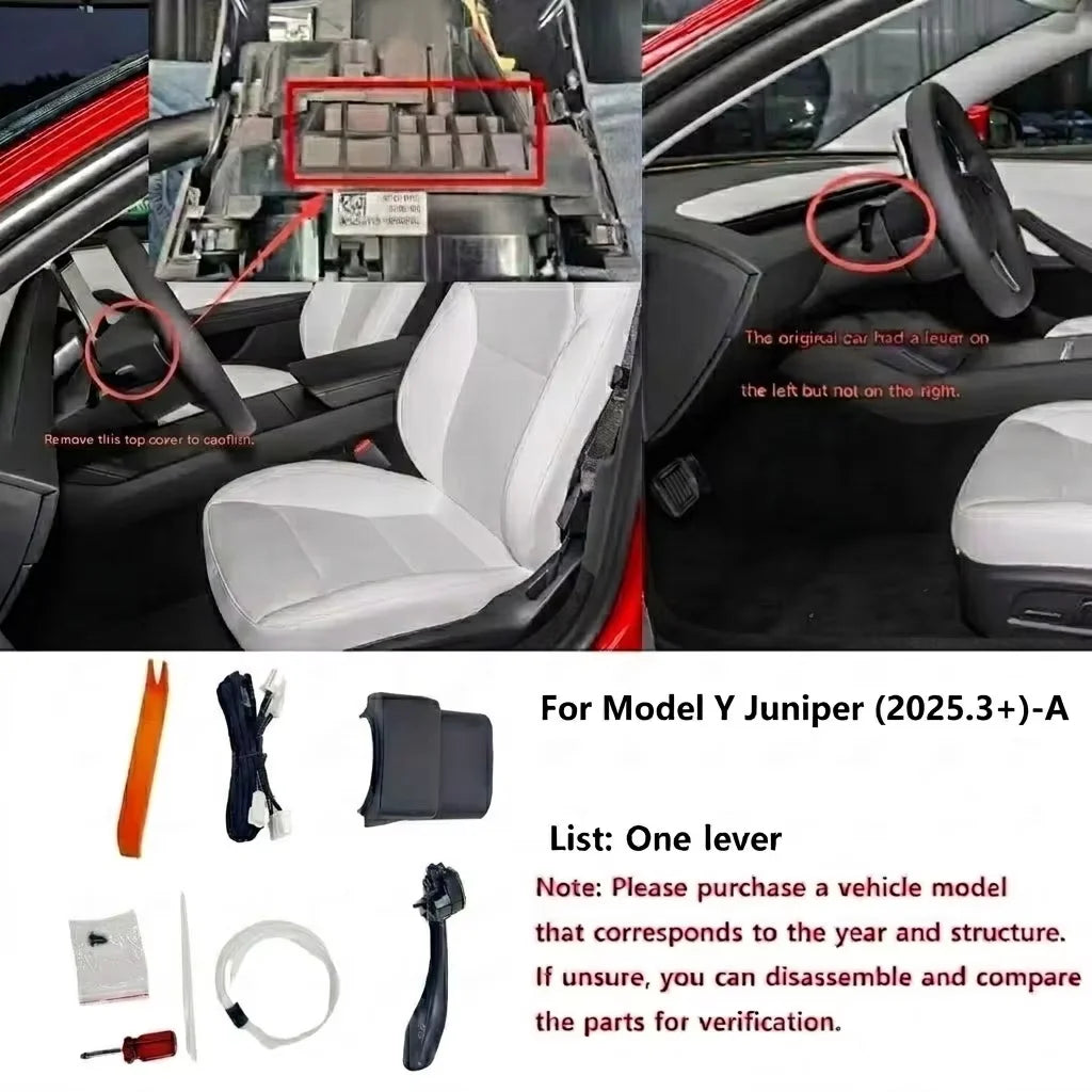 Gear Stalk Lever for Tesla S/ X/Model 3/ Highland/ Y/Juniper For Juniper -A Type