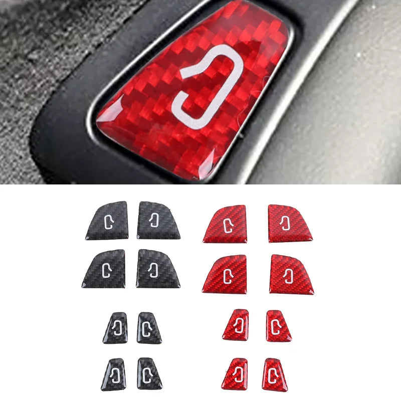 Door Opening Button Carbon Fiber Sticker For Tesla Model Y