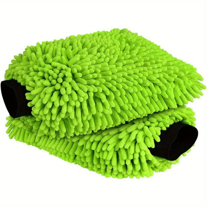 Wash Gloves Cleaning Microfiber For Tesla and EV cars 2PCS