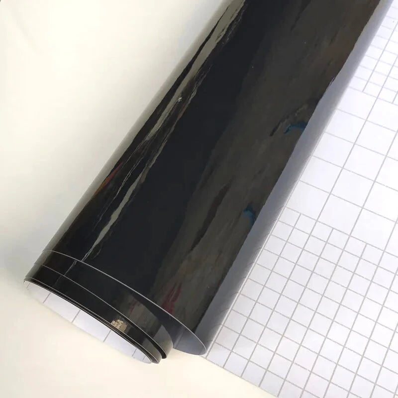 Ultra Glossy Piano Black Car Wrap Vinyl Film for Tesla and Evs