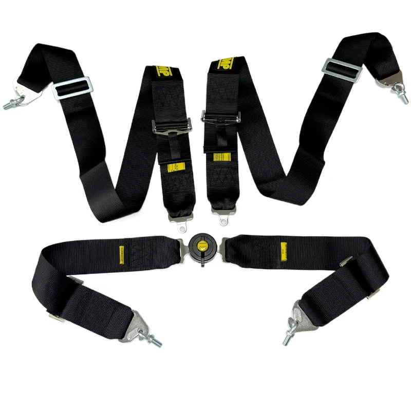Racing Harness Seat Belt 3" 4 Point Quick Release Nylon Safety Strap