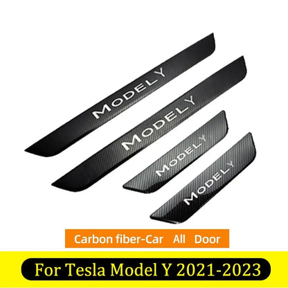 Pedal Protection Strip For Tesla Model 3 /Y 2017-2023 Model Y Carbon All