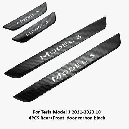 Stainless Steel Door Sill Protectors For Tesla Model 3/Y