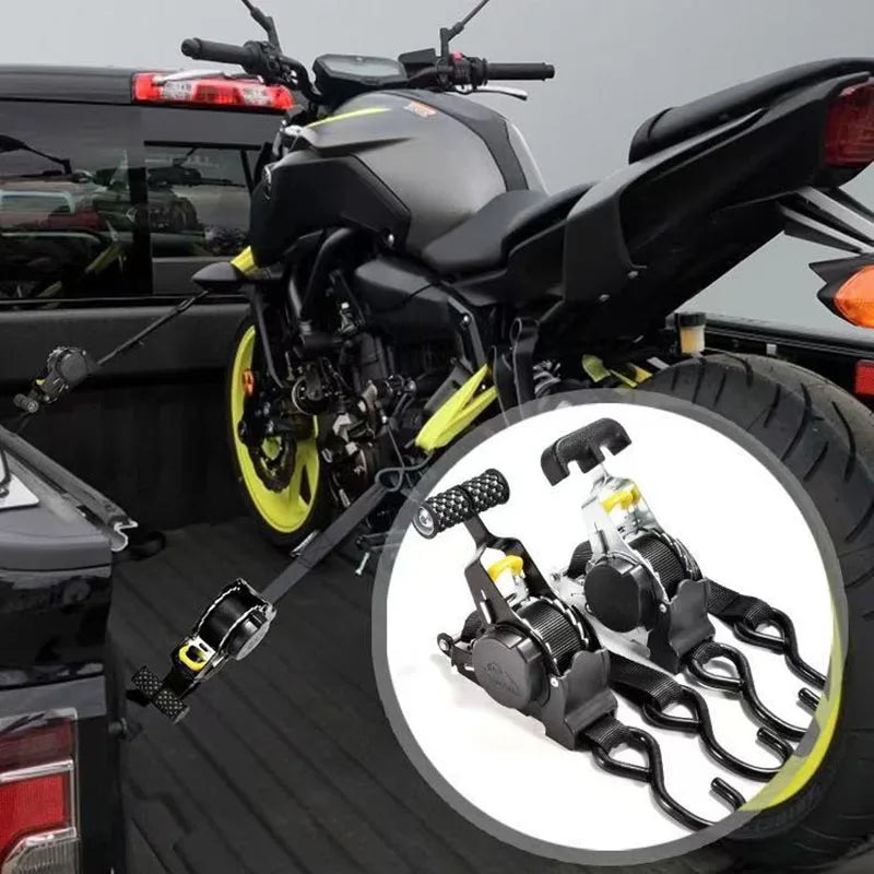 Automatic Retractable Ratchet Tie Down Straps For Tesla and EVS