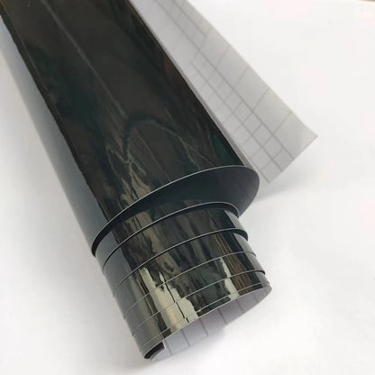Ultra Glossy Piano Black Car Wrap Vinyl Film for Tesla and Evs