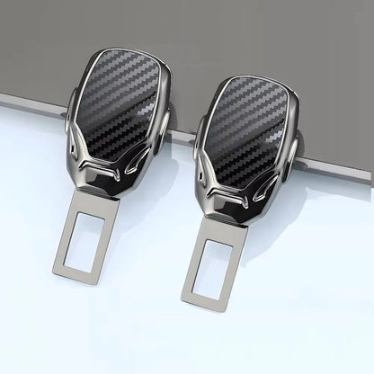 2 pcs Alloy Seat Belt Extender for Tesla EV Cars Grey 2pcs