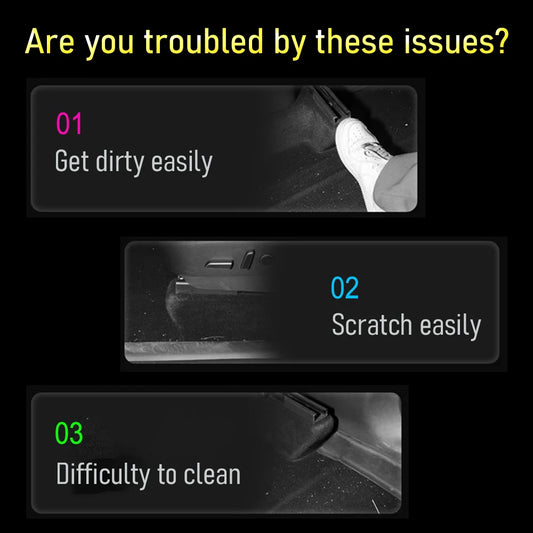 Anti-Kick TPE Mats Under Seat Corner For Tesla Model Y Juniper