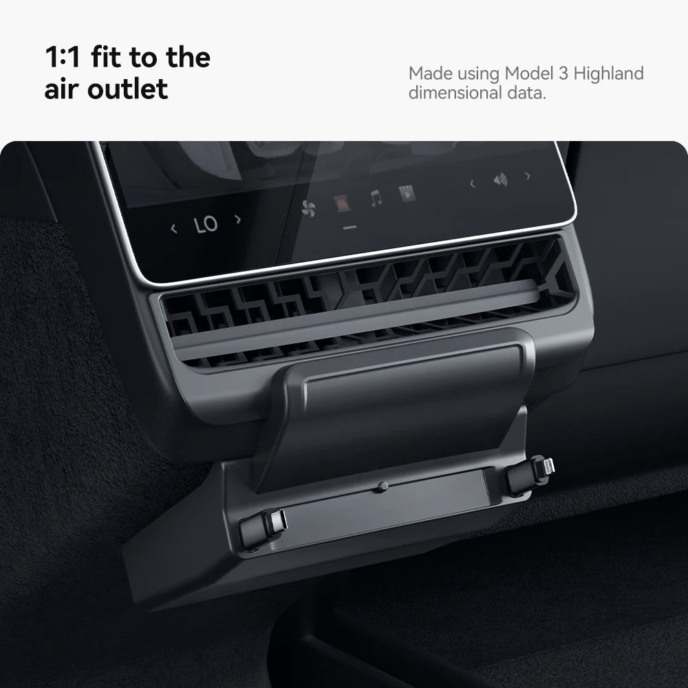 Rear USB Charger Hub for Tesla Model Y Juniper Model 3 Highland