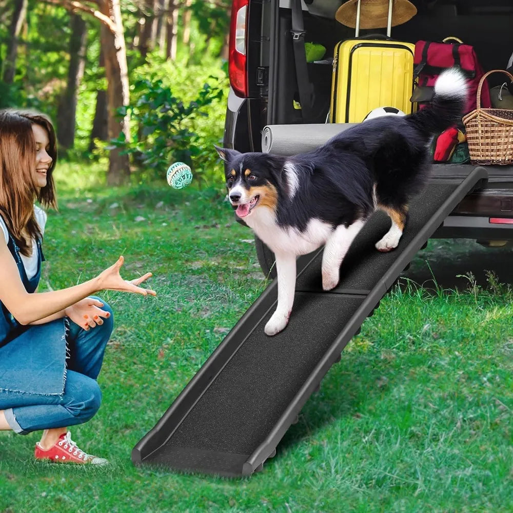 Dog Ramp for EV Car 62" Folding Non-Slip Large Dogs Portable