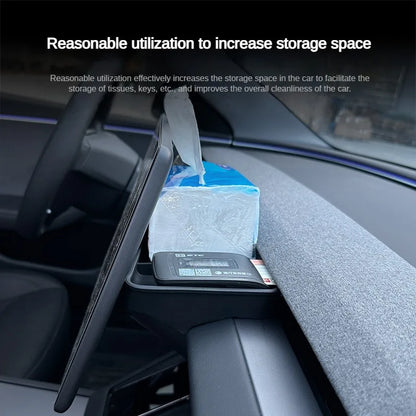 Behind Screen Storage Box for Model 3 Highland & Model Y Juniper