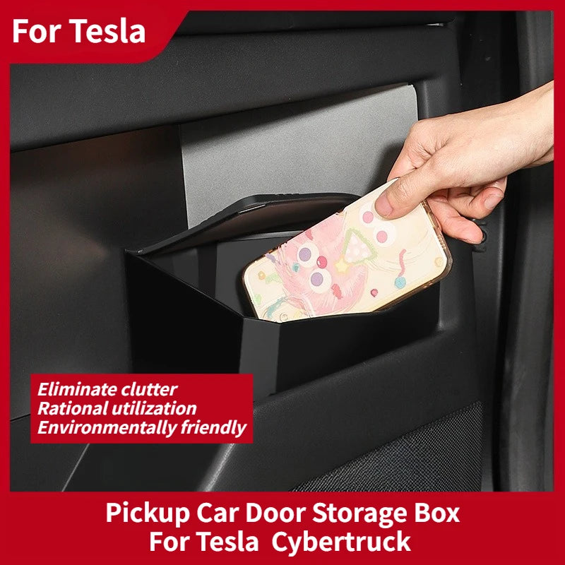 Silicone Car Door Slot Storage Box Storage For Tesla Cybertruck