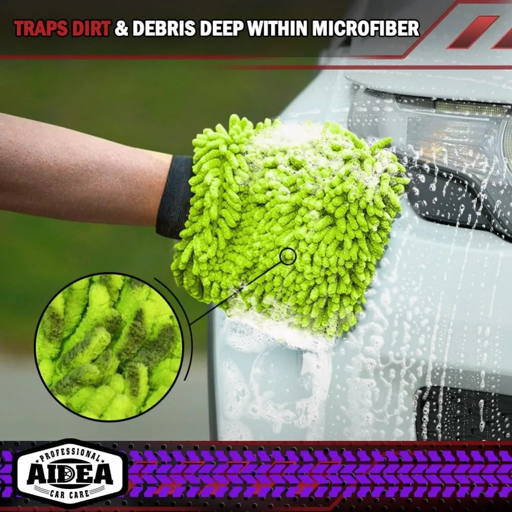 Wash Gloves Cleaning Microfiber For Tesla and EV cars