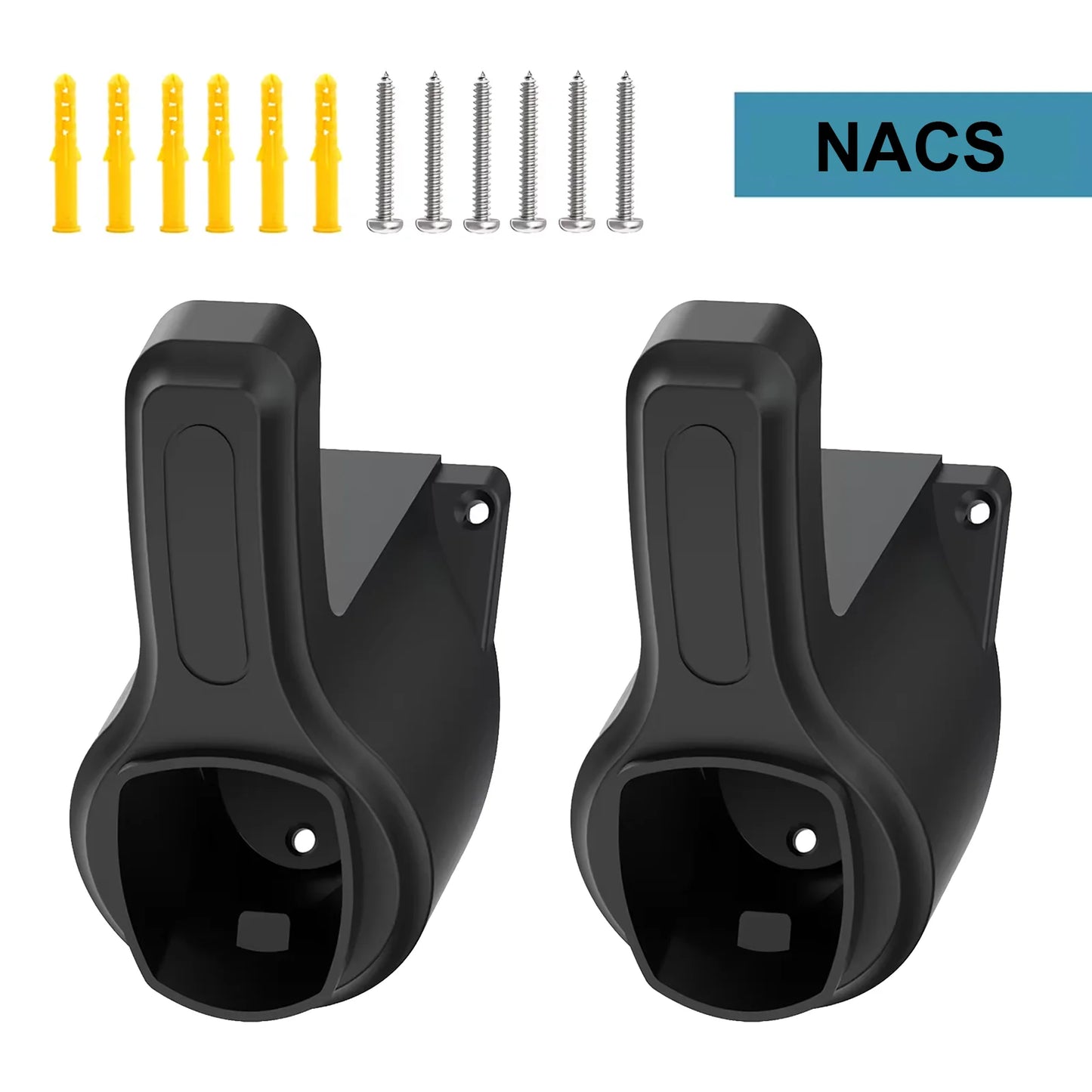 Portable EV Charger Holder Stand — for TESLA Nacs Type 1 Type2 GB/T 2Pcs NACS
