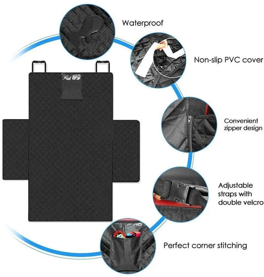 Waterproof Portable Durable Carrier Liner Dog Car Seat Cover for EV