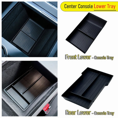 Center Console Organizer Tray for 2026 2025 Tesla Model Y Juniper