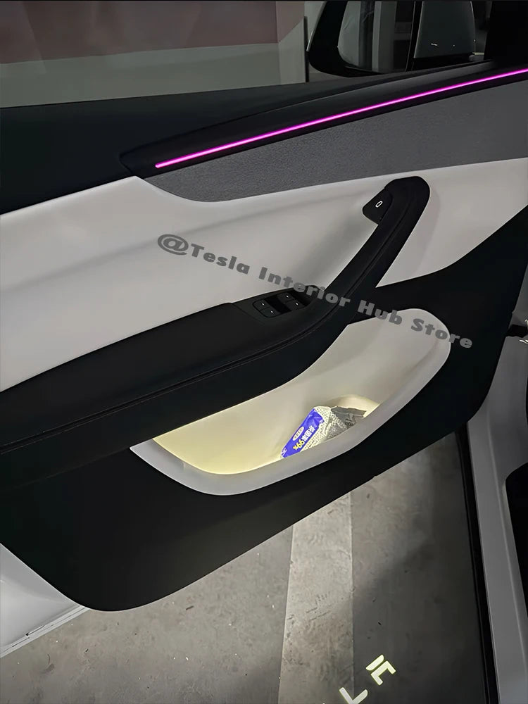 Waterproof TPE Door Organizer Bin for Tesla Model 3 Highland Y Juniper