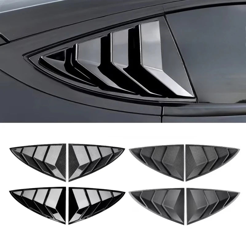 ABS Rear Window Sunshade Shutter Cover For Tesla Model Y Juniper