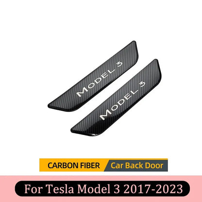 Pedal Protection Strip For Tesla Model 3 /Y 2017-2023 Model 3 Carbon Back