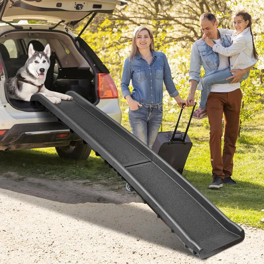 Dog Ramp for EV Car 62" Folding Non-Slip Large Dogs Portable