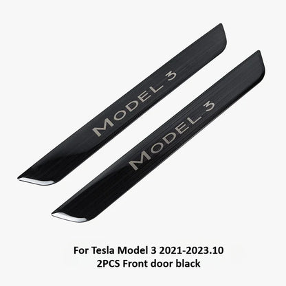 Stainless Steel Door Sill Protectors For Tesla Model 3/Y