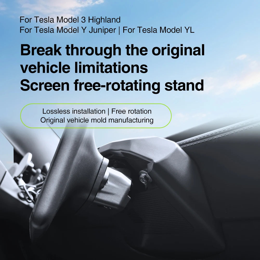 Screen Swivel Mount for Tesla Model Y L Juniper Model 3 Highland