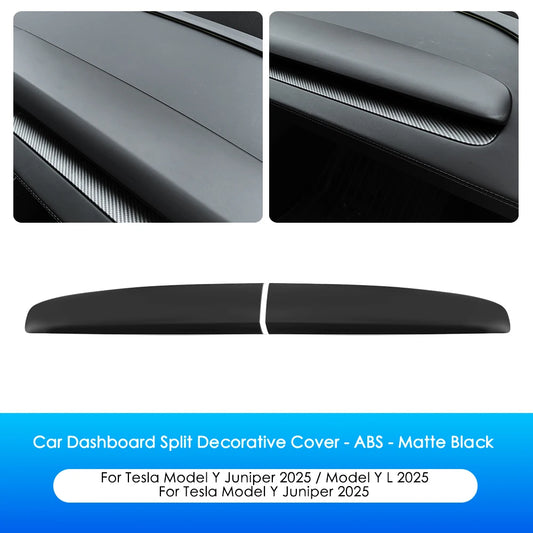 ABS Dashboard Cover For Tesla Model 3 HighlandY Juniper ABS Matte Black