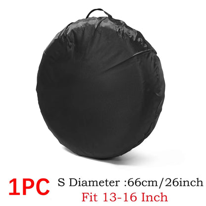 Polyester Dustproof Tire Bags Tyre Sunscreen Storage For Tesla Ev Cars 1PC 13-16inch