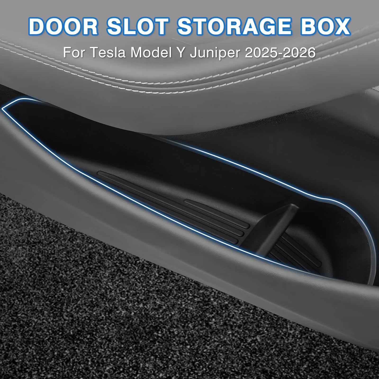 TPE Door Side Storage Box For 2025 2026 Tesla Model 3 Y Juniper